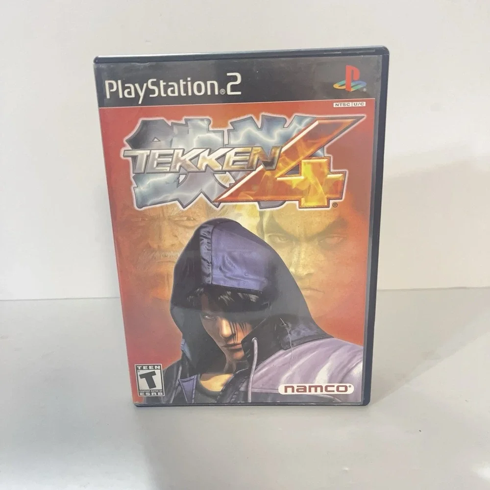 Tekken 4 (Sony PlayStation 2, PS2) - Complete CIB w/ Reg Card, TESTED WORKING